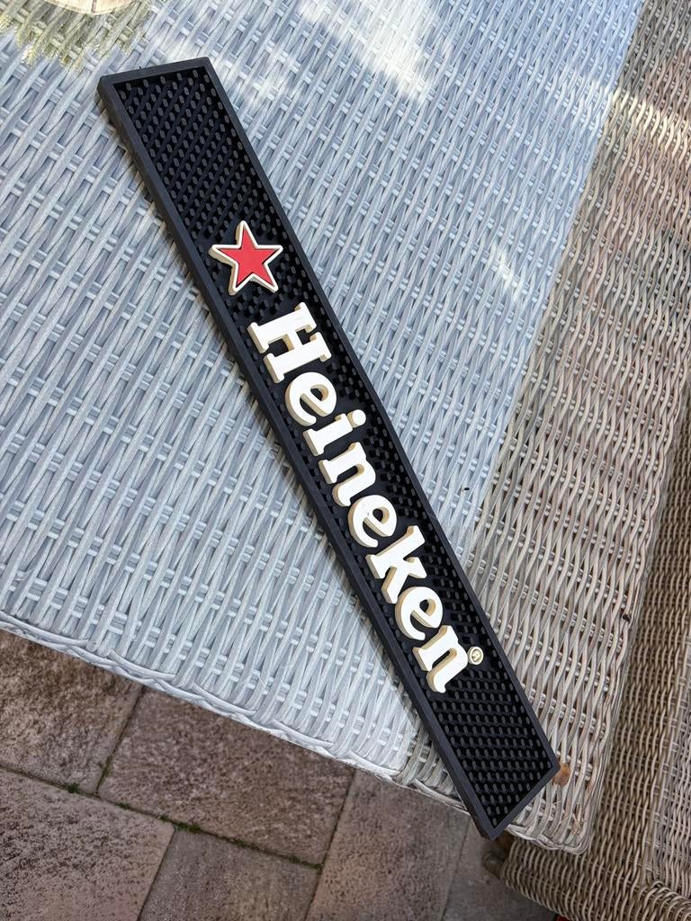 Heineken afdruip mat zwart, Ophalen, Zo goed als nieuw