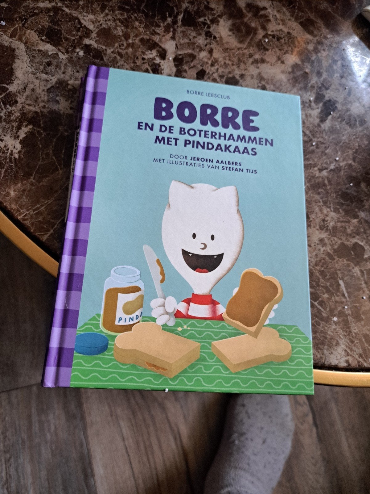 Borre Leesclub: Borre en de Boterhammen met Pindakaas, Ophalen of Verzenden, Gelezen, Jeroen Aalbers