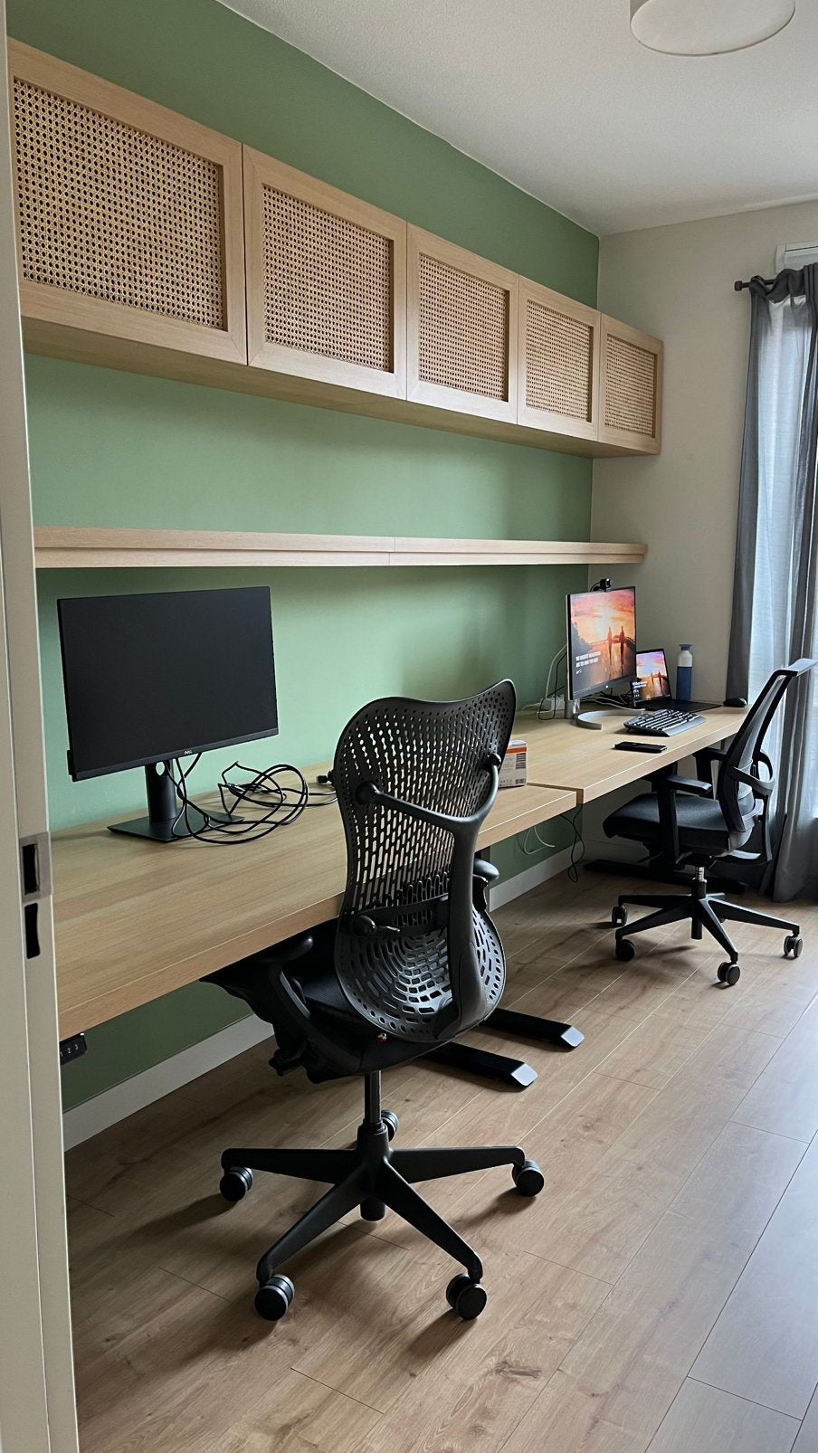 Custom made wood electric desk, Huis en Inrichting, Ophalen, Scandinavisch, Hout, 100 cm