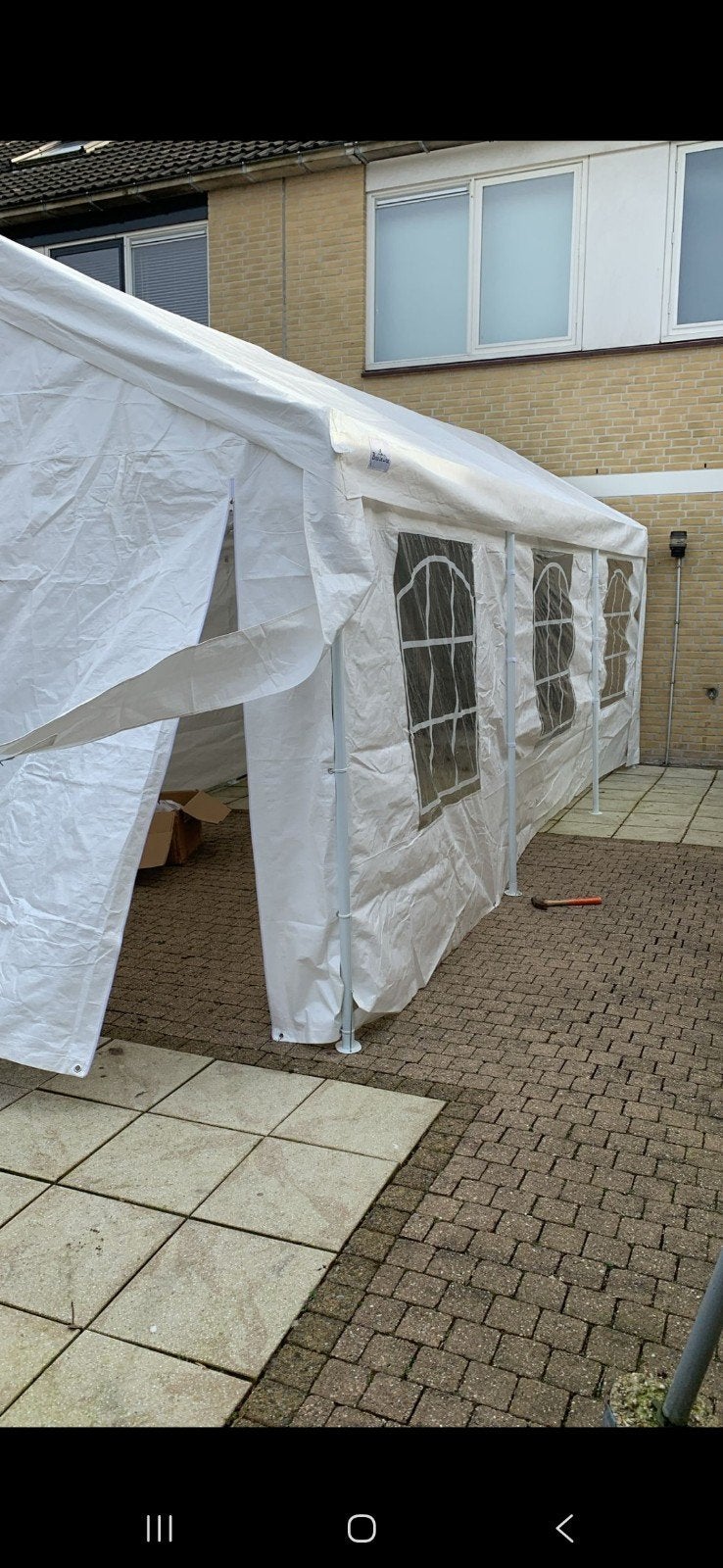 Partytent 3x6m - Compleet, Tuin en Terras, Ophalen, Gebruikt, Opvouwbaar, Partytent