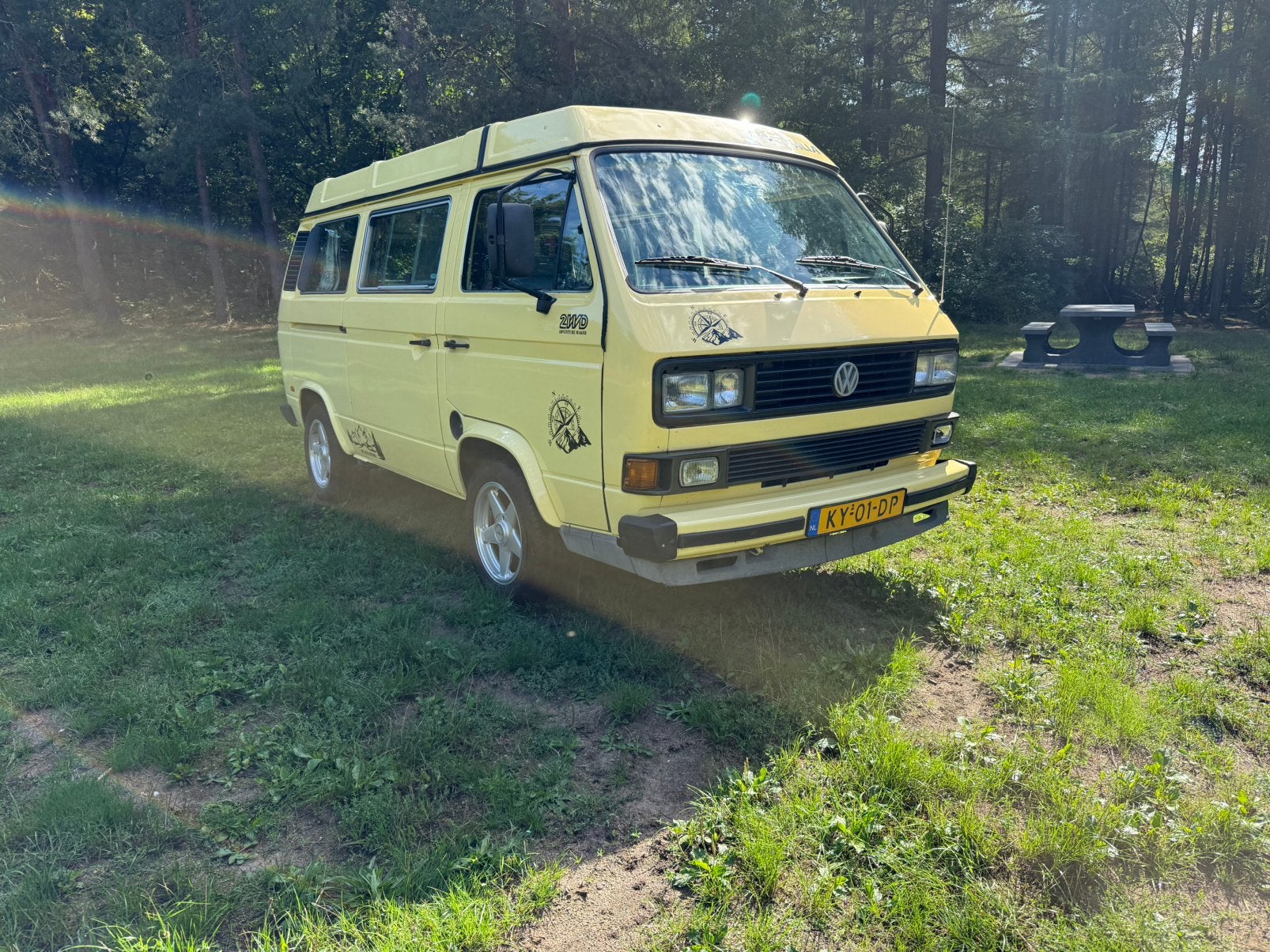 Volkswagen 1984 automaat belastingvrij, Auto's, Automaat, 4 stoelen, Particulier, Transporter