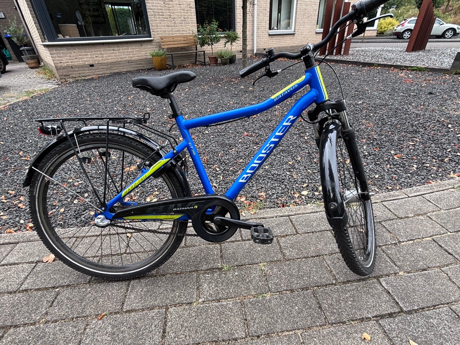 Batavus Booster Fiets - Blauw/Geel, Ophalen, Gebruikt, 26 inch of meer, Versnellingen