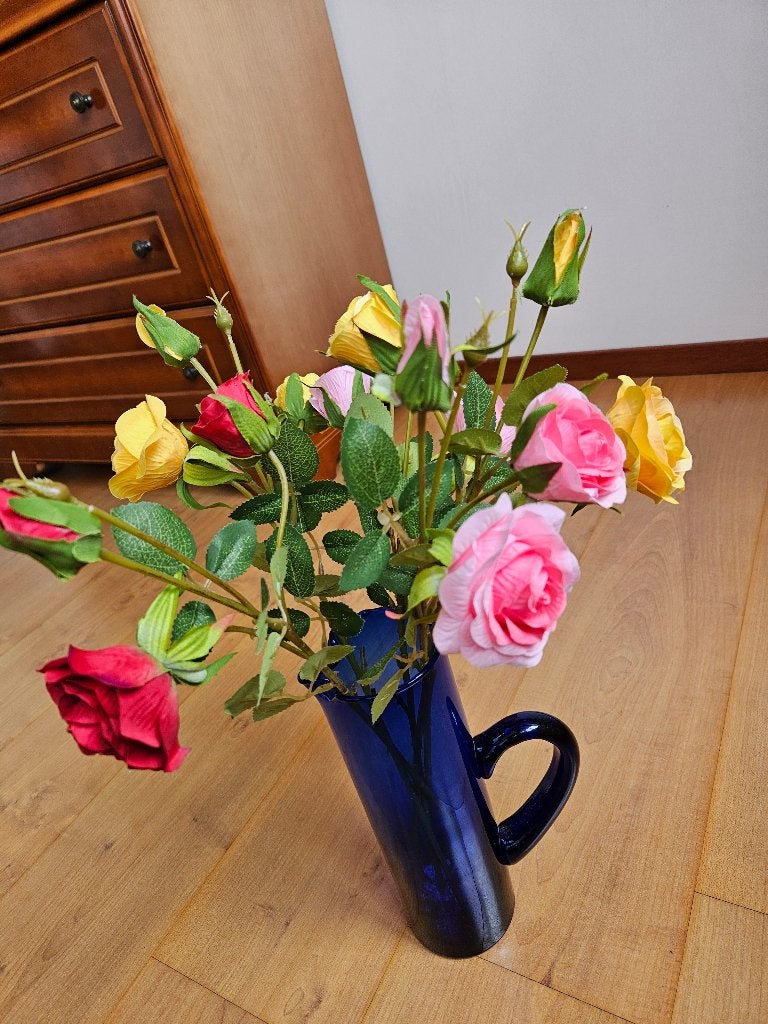 KUNSTBLEOMEN 13 stuks, Huis en Inrichting, Ophalen, Binnen, Kunstbloem, Zo goed als nieuw