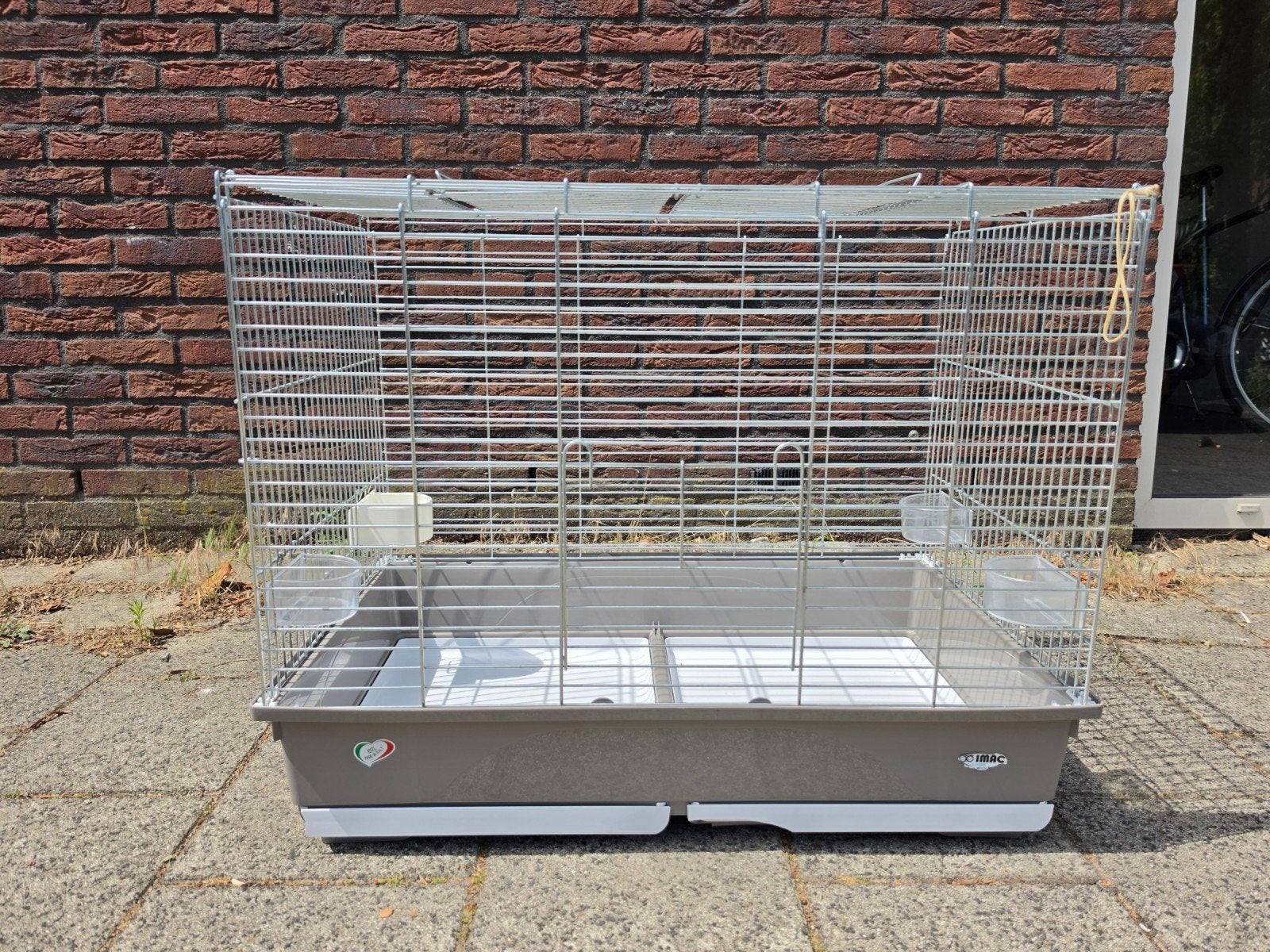 Grote Vogelkooi, Dieren en Toebehoren, Vogels | Hokken en Kooien, Ophalen, Zo goed als nieuw, Metaal, Vogelkooi