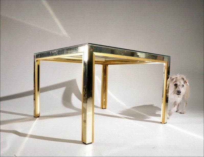Hollywood Regency Italian Coffee Table by Renato Zevi 1970, Ophalen