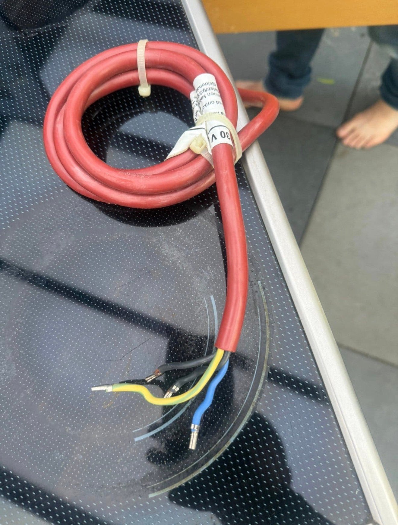 glaskeramische kookplaat elektrische, Ophalen, Nieuw
