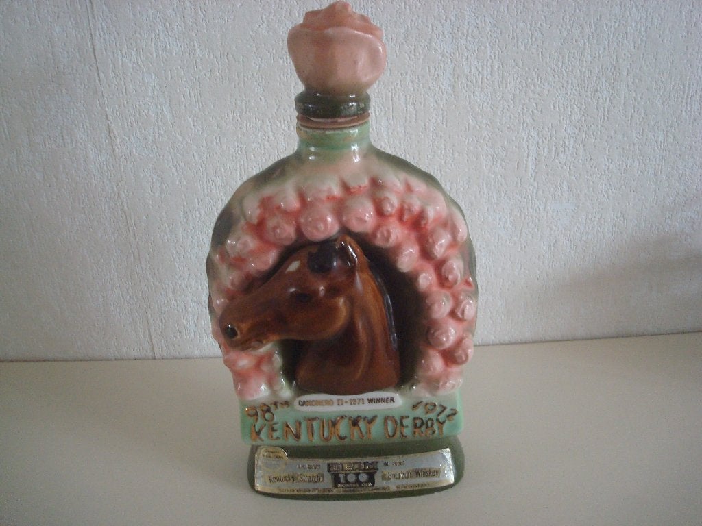 Kruik Kentucky Derby Bourbon Whiskey, Verzamelen, Merken en Reclamevoorwerpen, Ophalen of Verzenden, Zo goed als nieuw, Gebruiksvoorwerp
