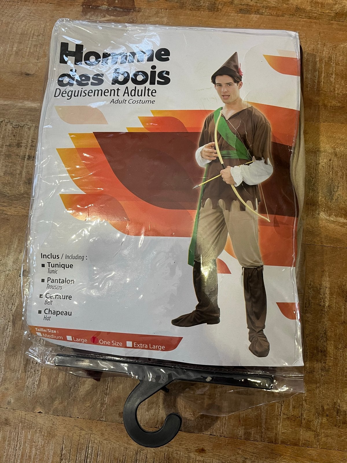 Robin Hood Kostuum Volwassenen - One Size Fits Most, Ophalen of Verzenden, Zo goed als nieuw, Pak of Jurk