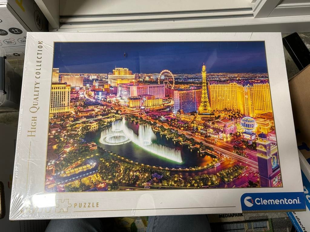 Puzzel 6000 stukjes las vegas - nieuw in verpakking, Antiek en Kunst, Ophalen