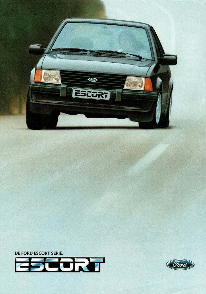 Folder Ford Escort (1985), Boeken, Verzenden, Gelezen, Ford