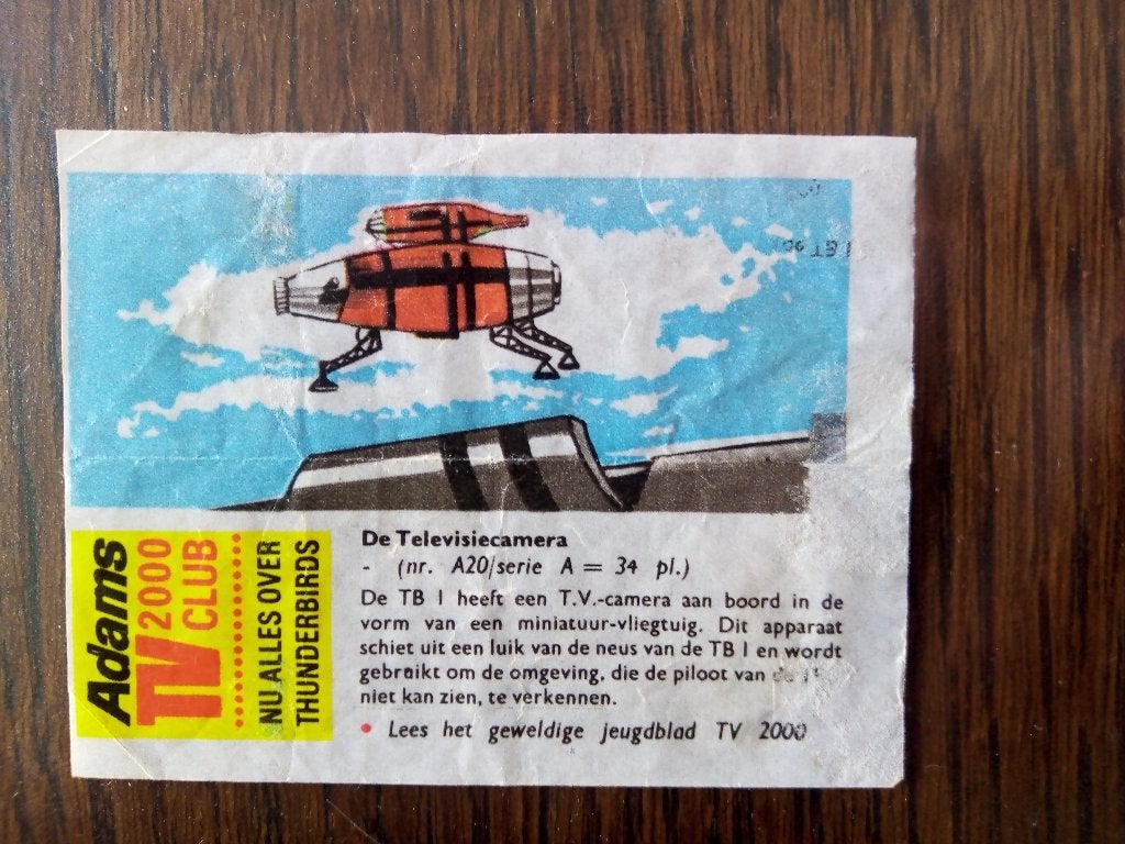 thunderbirds nr.A-20*1966*adams serie tv 2000 club-tv camera, Alle leeftijden, Ophalen of Verzenden, Gebruikt, Science Fiction en Fantasy