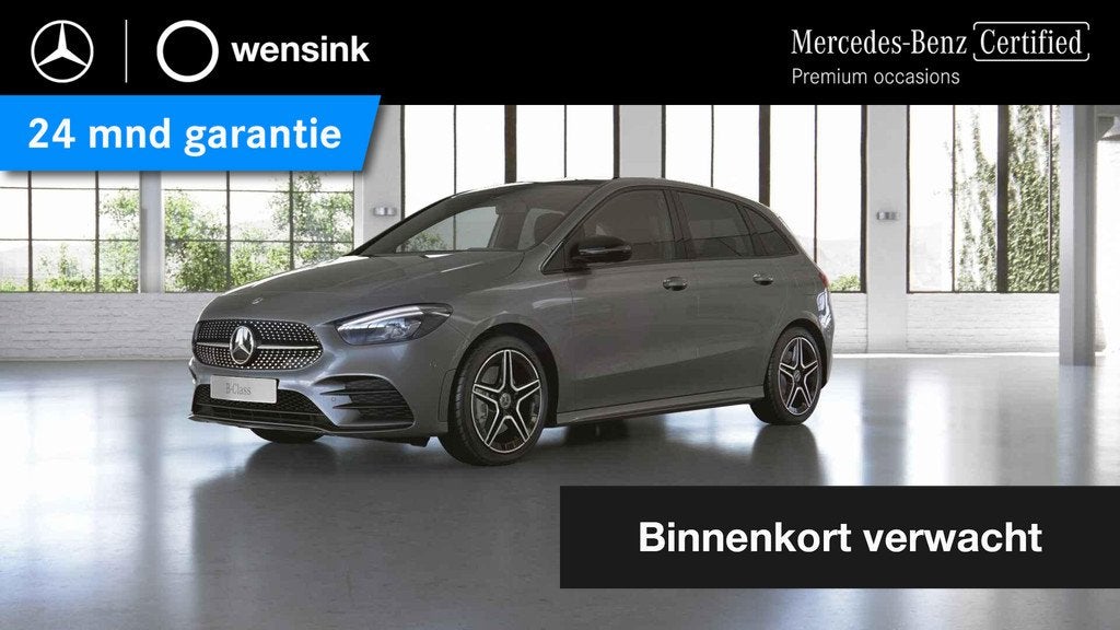 Mercedes-Benz B-klasse 250 e AMG Line | Panoramadak | Night, Auto's, Mercedes-Benz, Gebruikt, 4 cilinders, 16 kWh, Leder en Stof