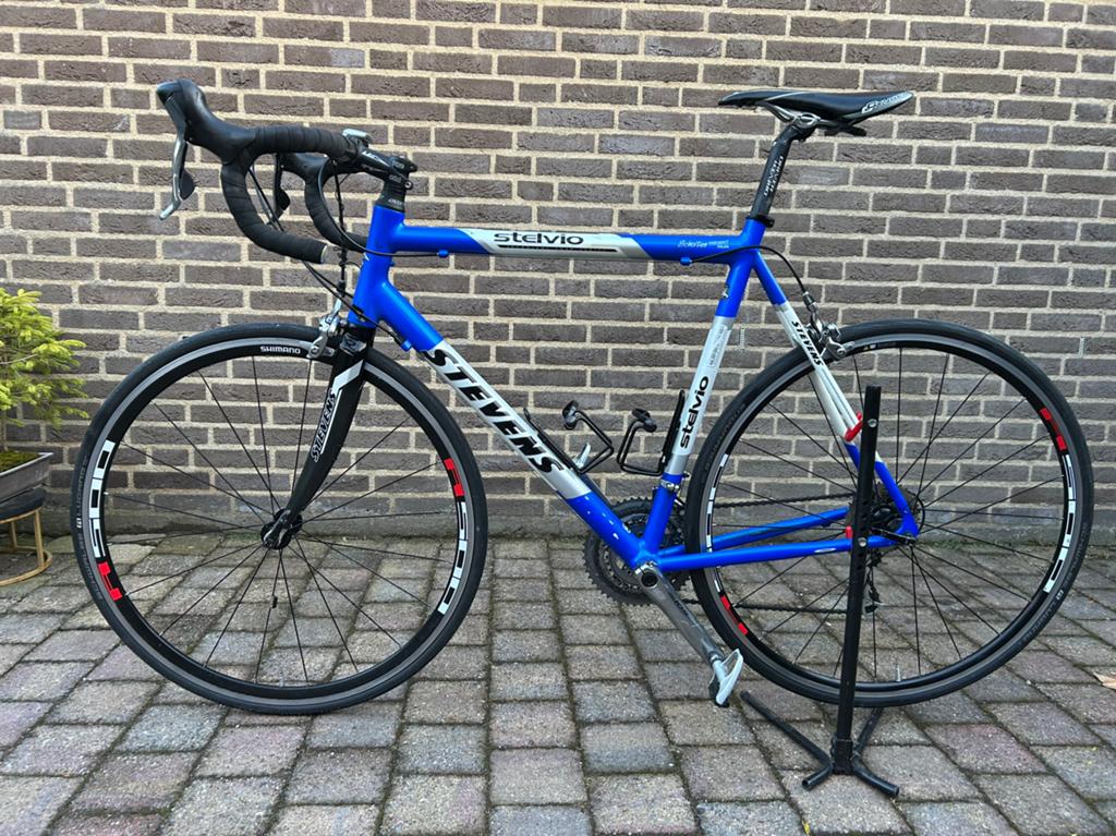 Stevens Stelvio racefiets 58, Fietsen en Brommers, Fietsen | Racefietsen, 28 inch, Velgrem, Aluminium, 57 tot 61 cm