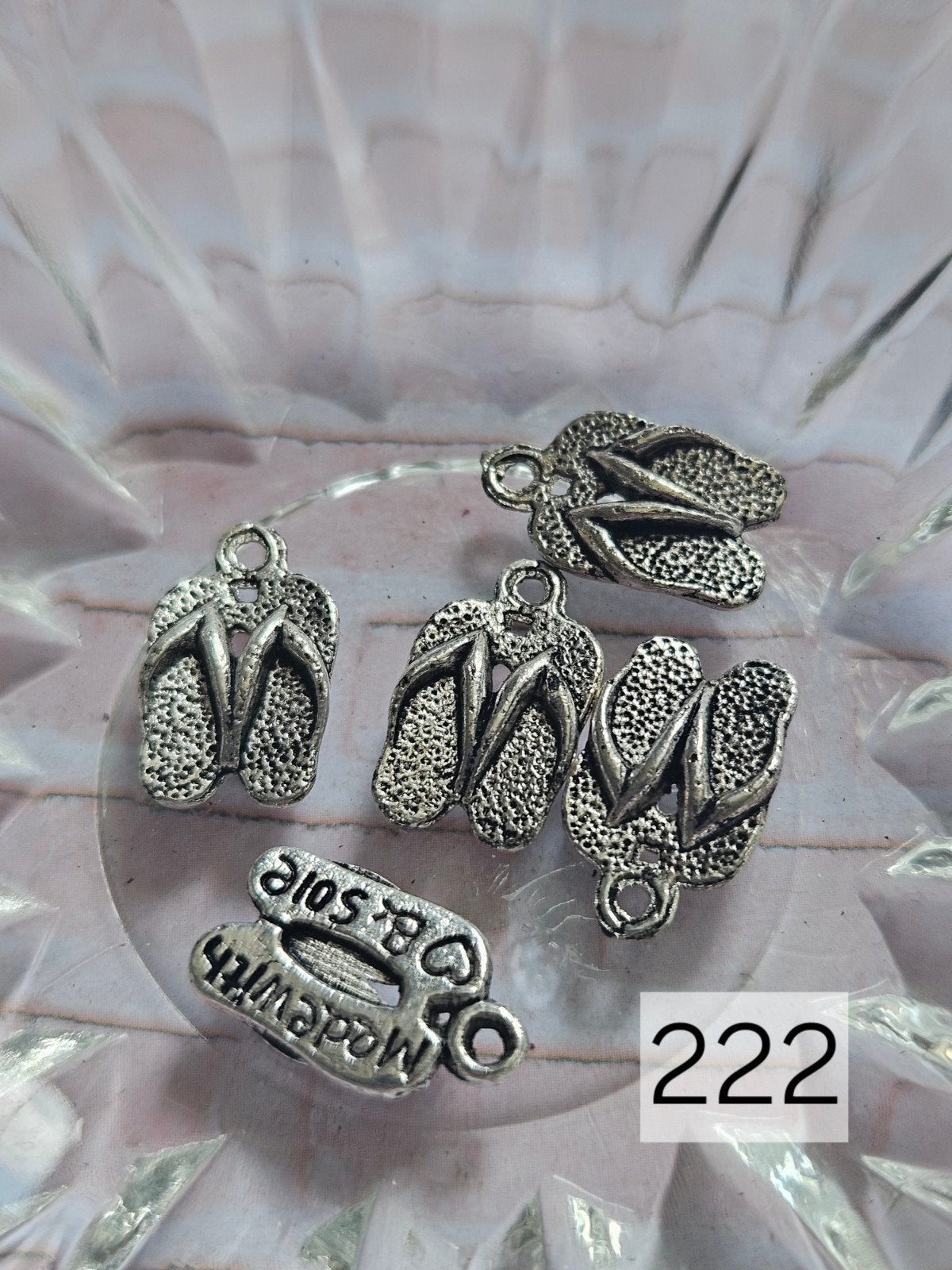 5x Bedels Slippers Zilverkleurig (222), Ophalen of Verzenden, Nieuw, Bedel