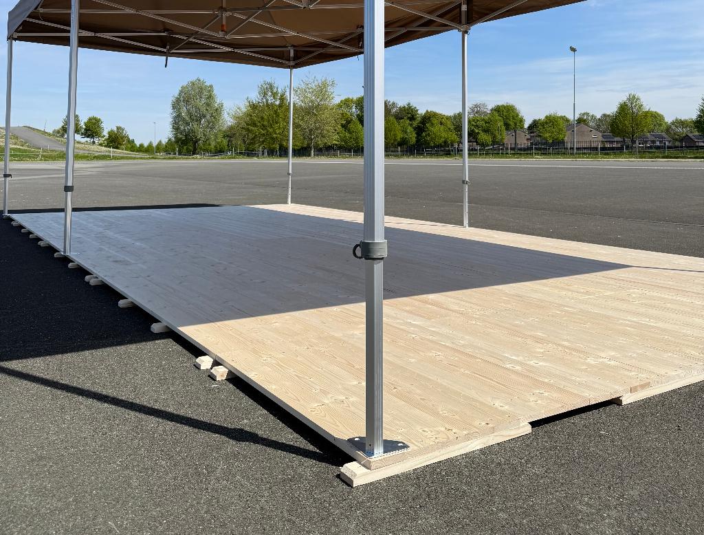 Tentvloer Huren per M2 - Gratis levering & legservice, Verzenden, Zo goed als nieuw, Overige