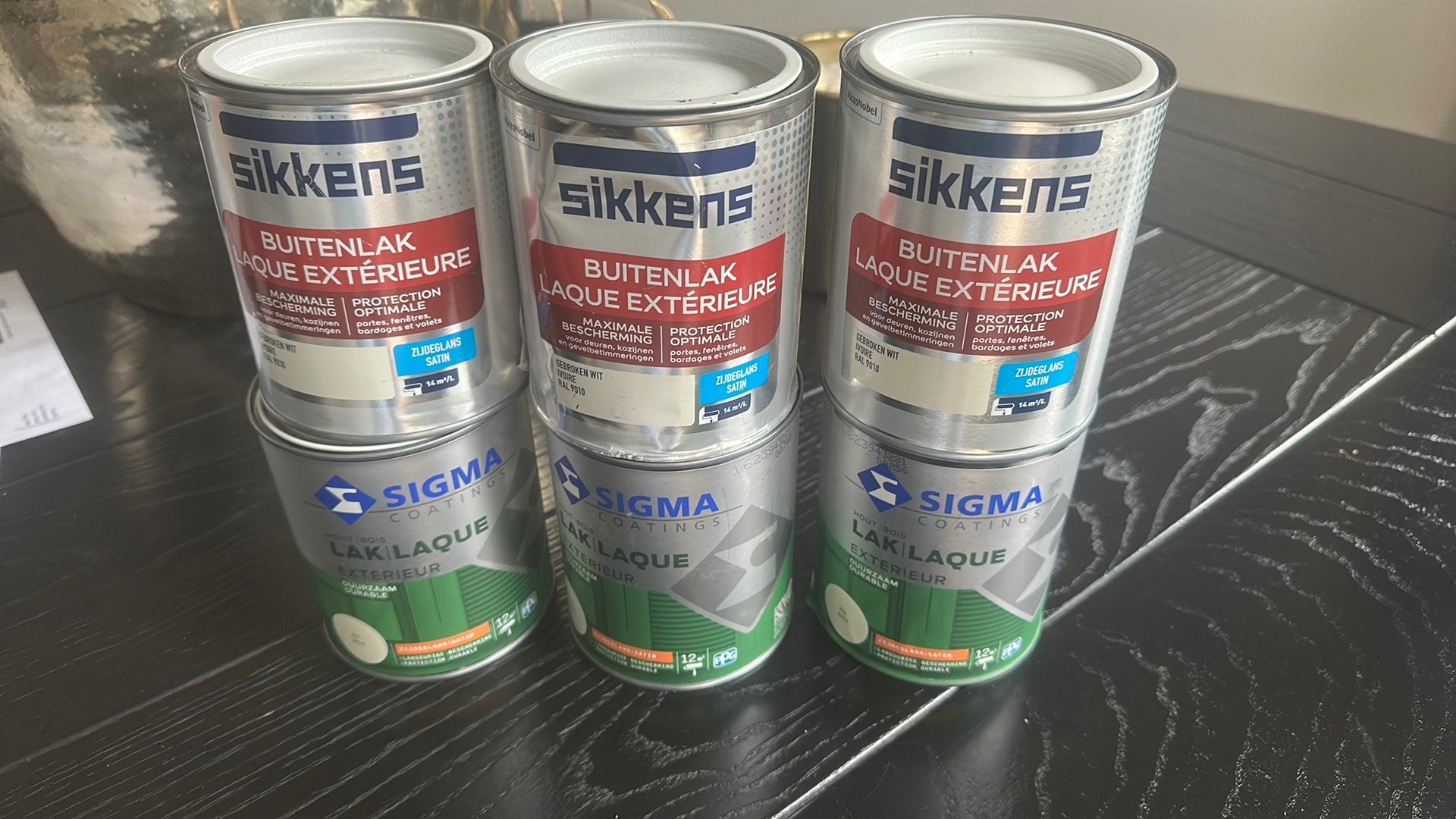 Sikkens /sigma 9010    17euro p,s, Ophalen of Verzenden, Zo goed als nieuw, Wit, Lak