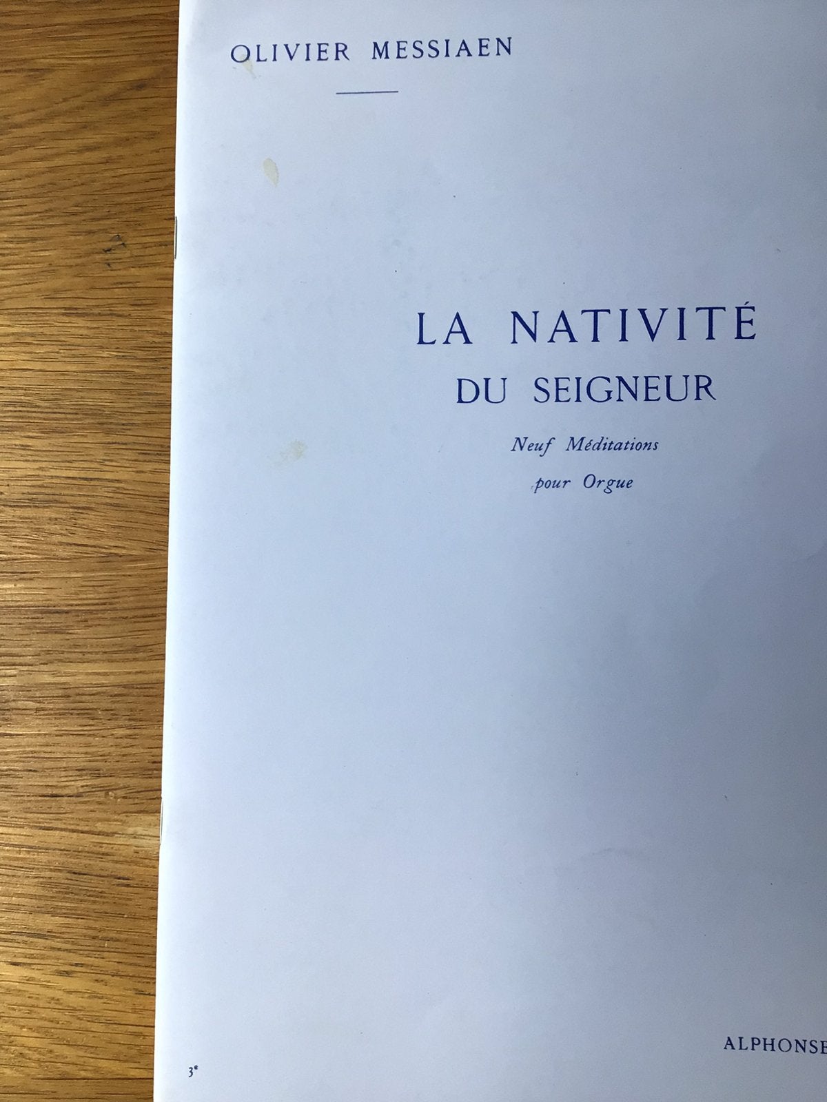 Olivier Messiaen, La nativite du seigneur, geboorte vd heer, Orgel, Klassiek, Ophalen of Verzenden, Zo goed als nieuw