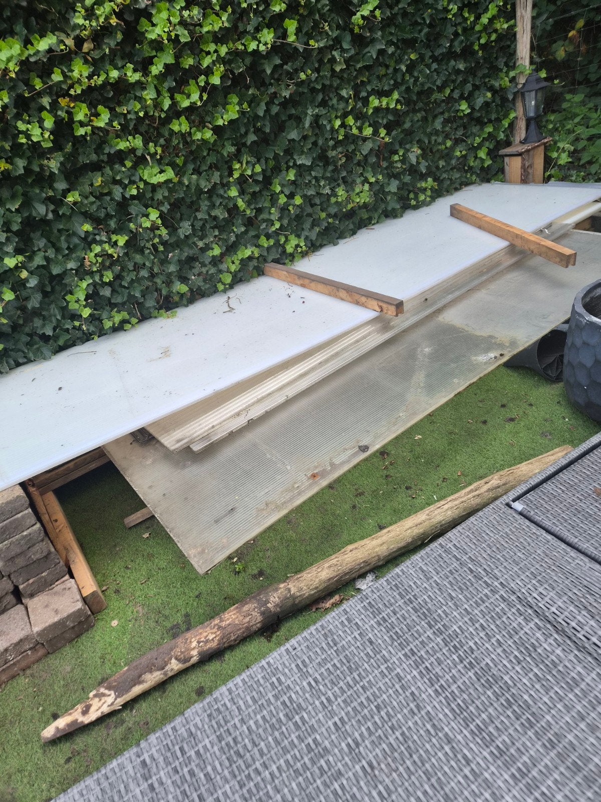 Partij gebruikte polycarbonaat, Ophalen, Gebruikt, Overige materialen