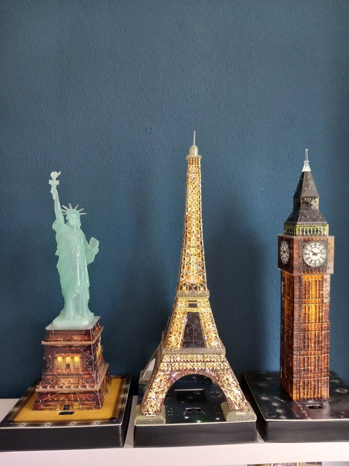 3D puzzels Ravensburger Eiffeltoren BigBen Vrijheidsbeeld, Hobby en Vrije tijd, Denksport en Puzzels, Ophalen of Verzenden, Minder dan 500 stukjes