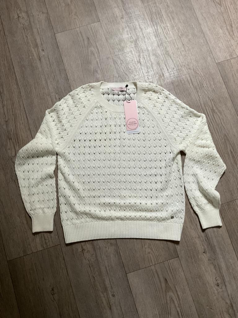 Nieuwe trui van Studio Anneloes maat L, Kleding | Dames, Truien en Vesten, Ophalen of Verzenden, Nieuw, Maat 38/40 (M), Wit