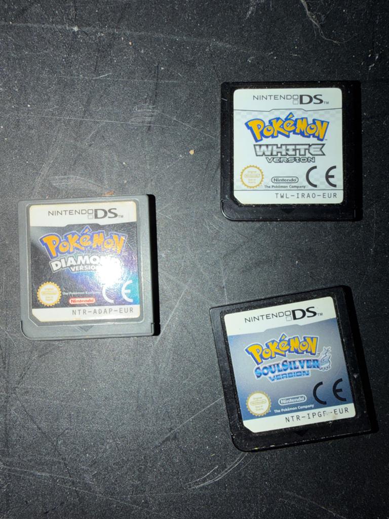 Pokémon DS Games: Diamond, White, SoulSilver, Online, Gebruikt, 1 speler, Ophalen of Verzenden