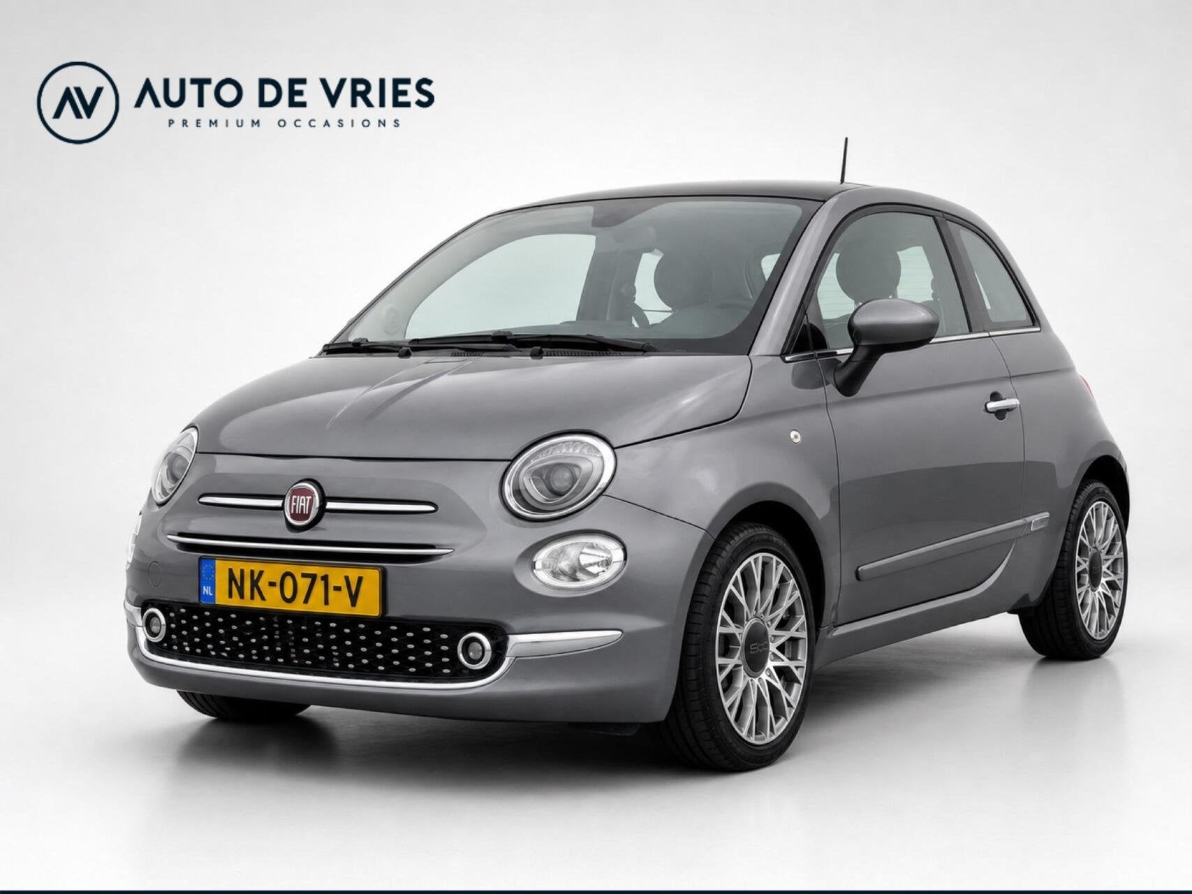 Fiat 500 0.9 TwinAir 80pk Turbo Lounge | Panoramadak | Navig, Auto's, Stof, Gebruikt, 905 kg, Origineel Nederlands