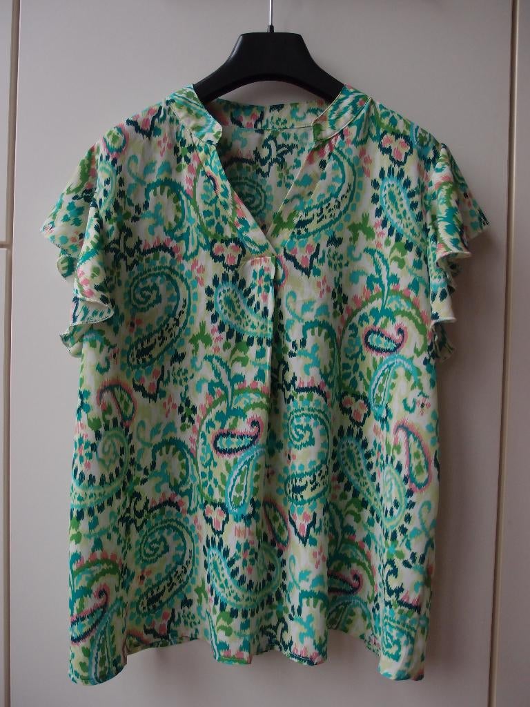 Mooie dames meisjes Shein top blouse maat L, Kleding | Dames, Tops, Zo goed als nieuw, Maat 42/44 (L), Overige kleuren, Korte mouw