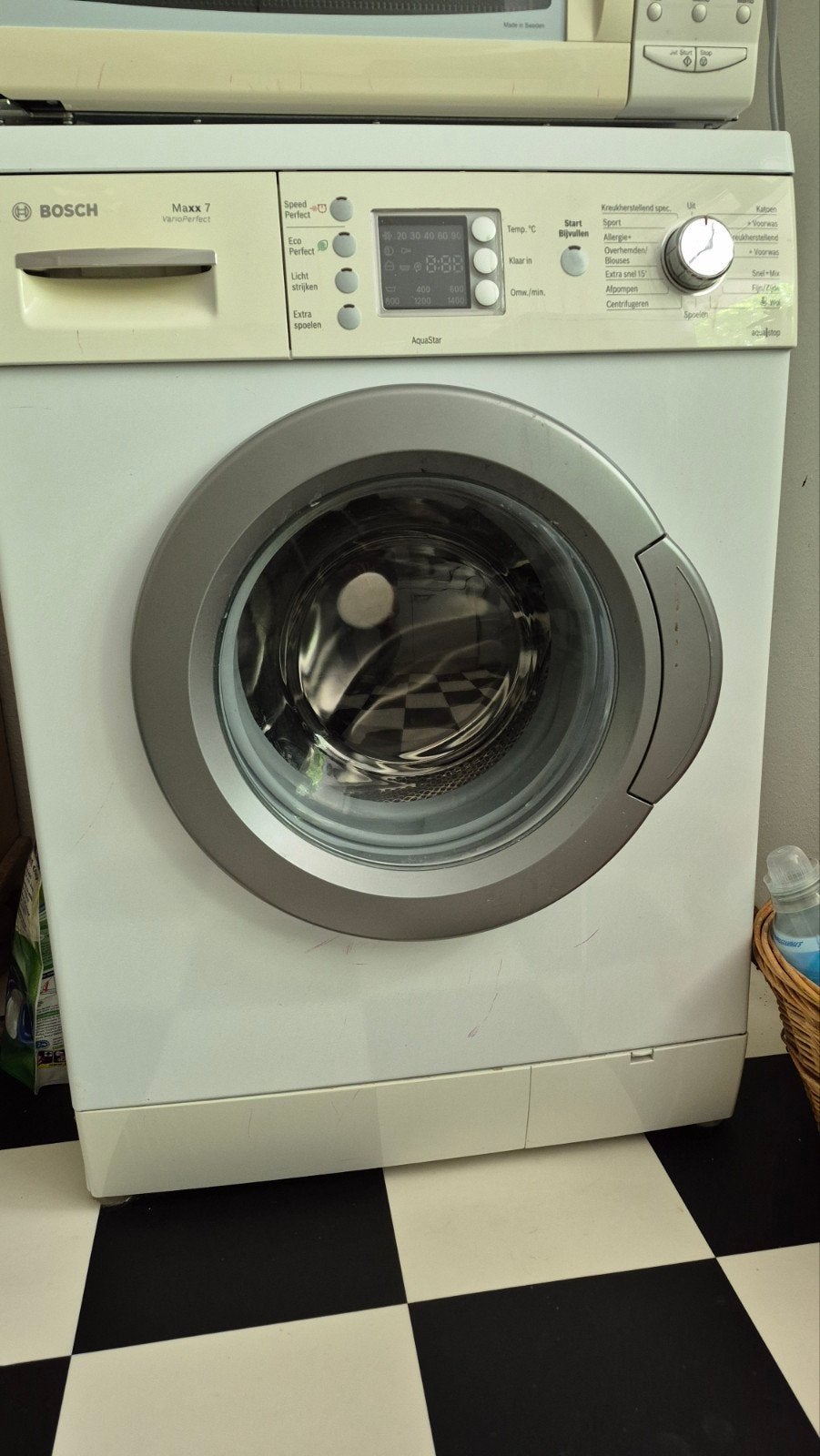 Bosch Maxx 7 VarioPerfect Wasmachine, Witgoed en Apparatuur, Wasmachines, Gebruikt, Voorlader, 85 tot 90 cm, 1200 tot 1600 toeren