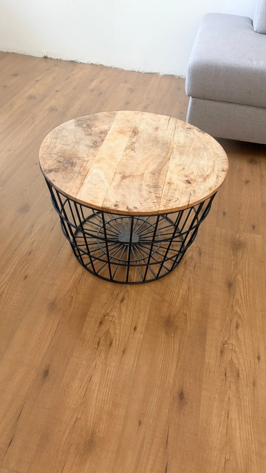 Bijzettafel, Minder dan 55 cm, Rond, Zo goed als nieuw, Ophalen