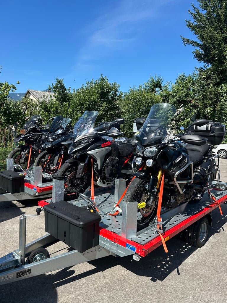Motor Trailer / Aanhanger Te Huur / Verhuur 1 t/m 3 Motoren, Aanhangwagen