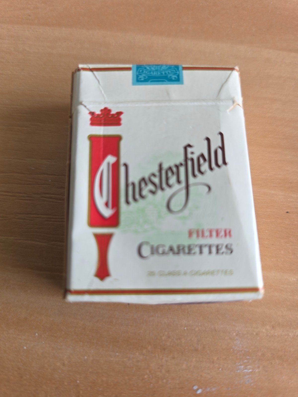 Vintage Chesterfield Filter Cigarettes luciferdoosje, Verzamelen, Ophalen of Verzenden, Overige typen
