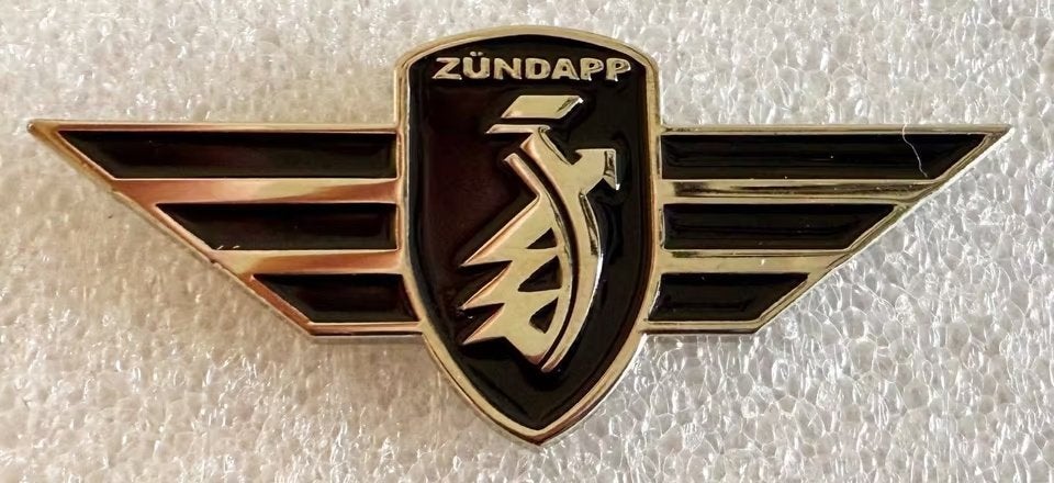 ZUNDAPP logo Pin zwart vor KS 50 100 125 517 CS GT GTS janus, Motoren, Verzenden, Nieuw
