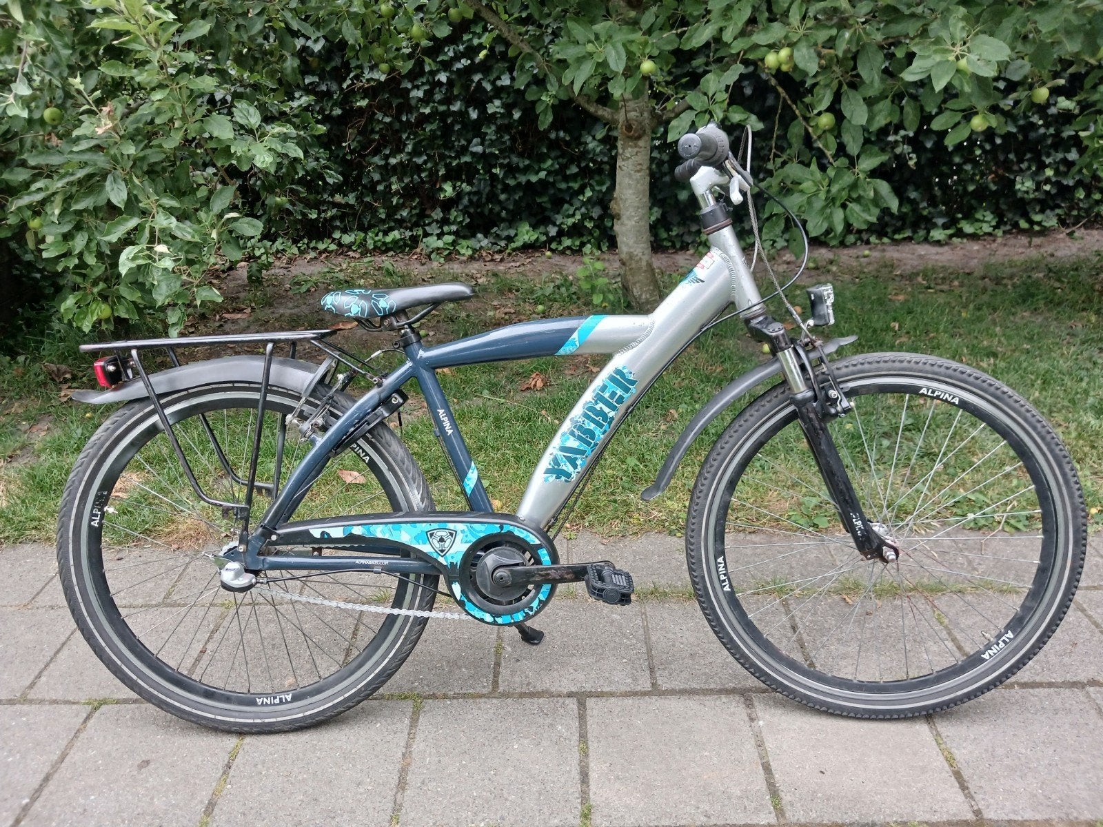 Stoere gebruikte 26 inch jongens fiets Alpina Yabber, Terugtraprem, Gebruikt, Ophalen, 26 inch of meer