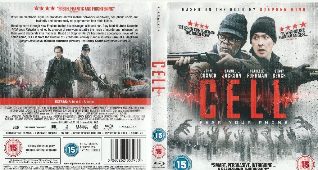 Cell fear your phone blu ray ( import ), Ophalen of Verzenden, Zo goed als nieuw, Thrillers en Misdaad
