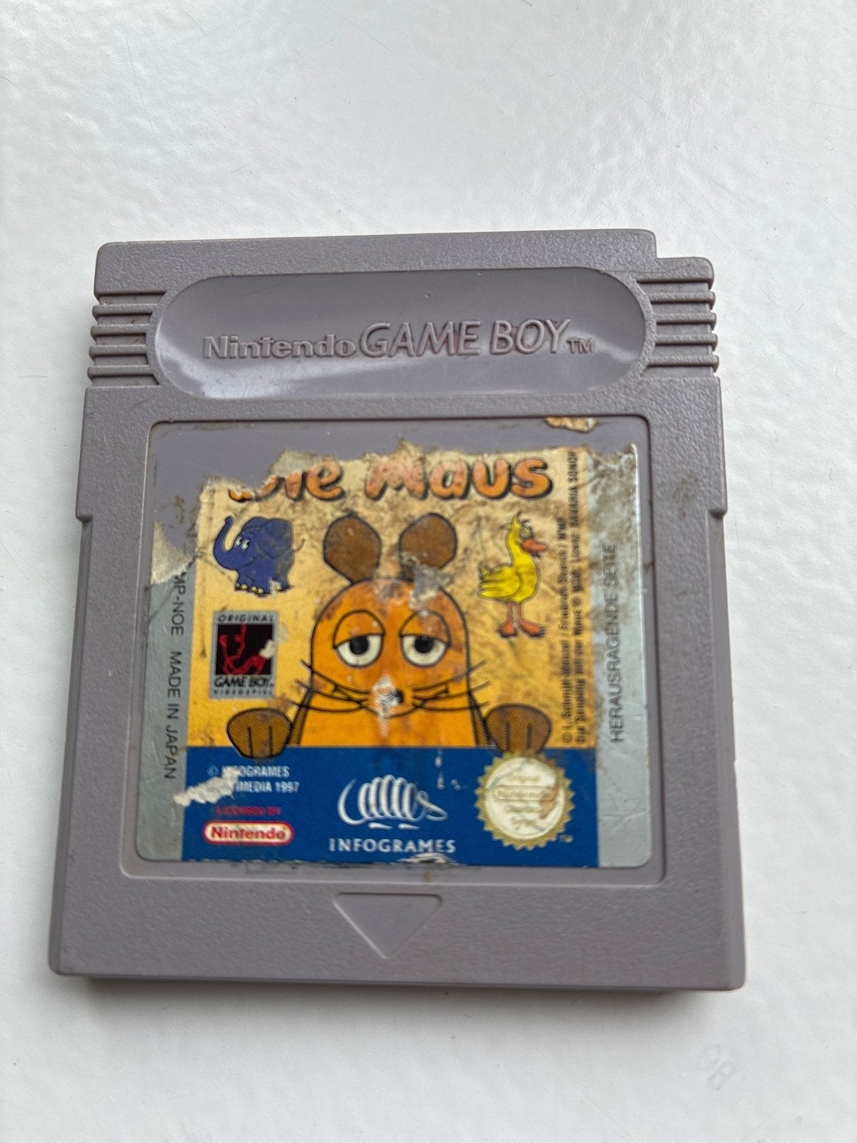 Die Maus Game Boy (Nintendo) - Klassieke Game Boy Game, Ophalen, Puzzel en Educatief, Gebruikt, 1 speler