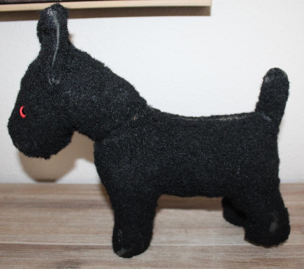 Vintage speelgoed hond Schnauzer / Terrier, Ophalen of Verzenden