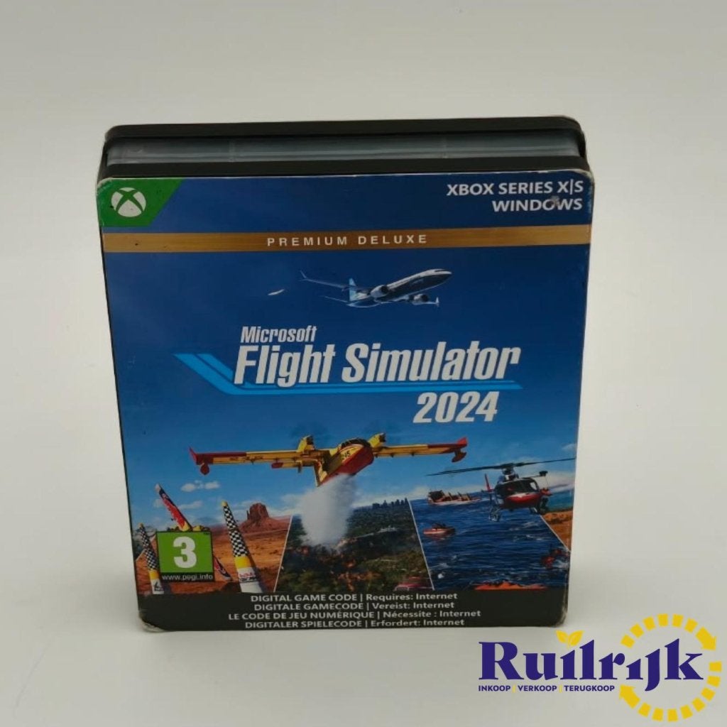Microsoft Flight Simulator 2024 Premium Steelbook Xbox - NEW, Microsoft, Zo goed als nieuw, Support@microsoft.com, Microsoft Corporation
One Microsoft Way
Redmond, WA 98052-6399
USA
