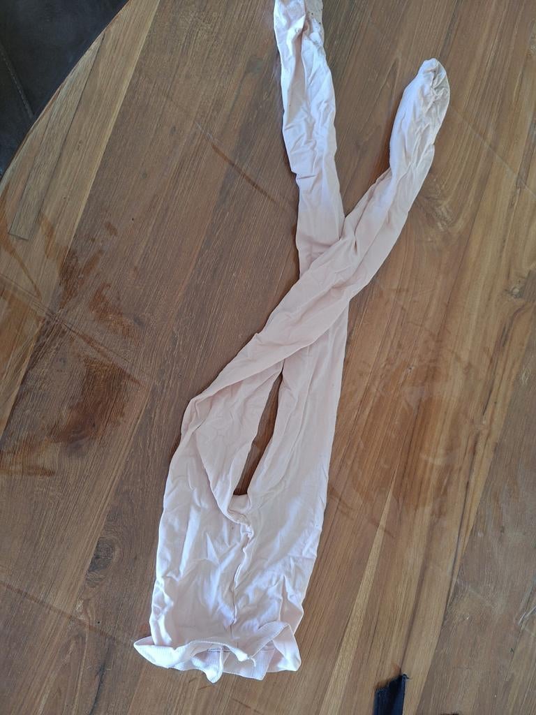 Roze ballet panty - maat 128/140, Ophalen, Gebruikt, Kleding