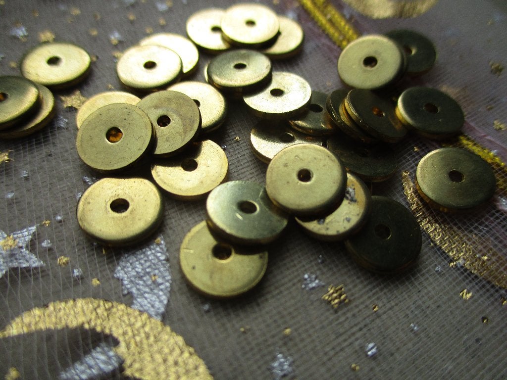 380/ gold plated tibetiaanse kralen, Ophalen of Verzenden, Nieuw, Kraal