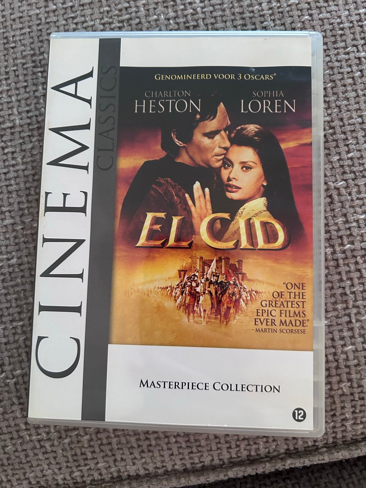 El Cid DVD - Cinema Classics sophia loren, 1960 tot 1980, Drama, Ophalen of Verzenden, Zo goed als nieuw