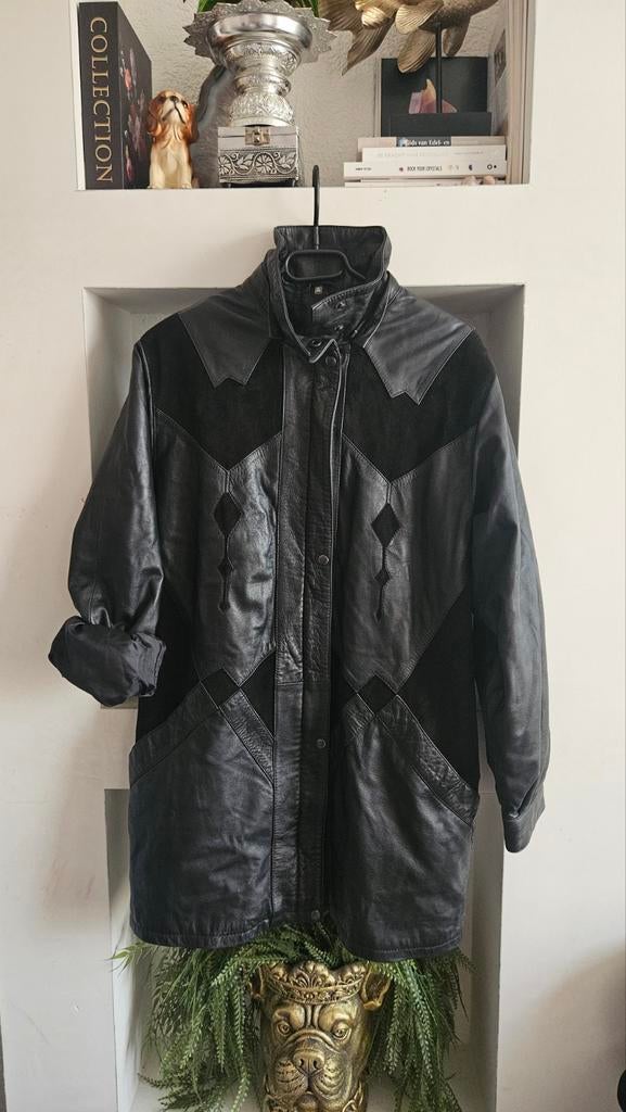 Vintage echt leren jas, Kleding | Dames, Ophalen, Zo goed als nieuw