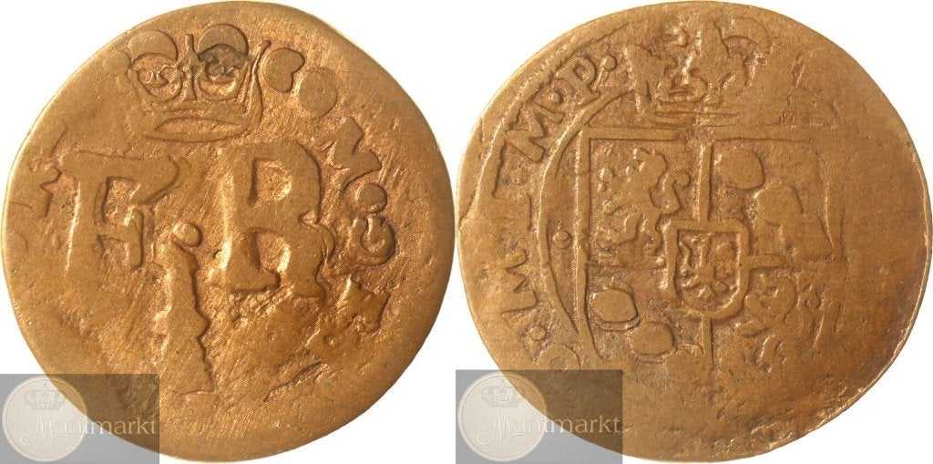Reckheim - Oord z.j. (1643-1662) - ONGEDOCUMENTEERD, Postzegels en Munten, Munten | Nederland, Ophalen of Verzenden, Vóór koninkrijk
