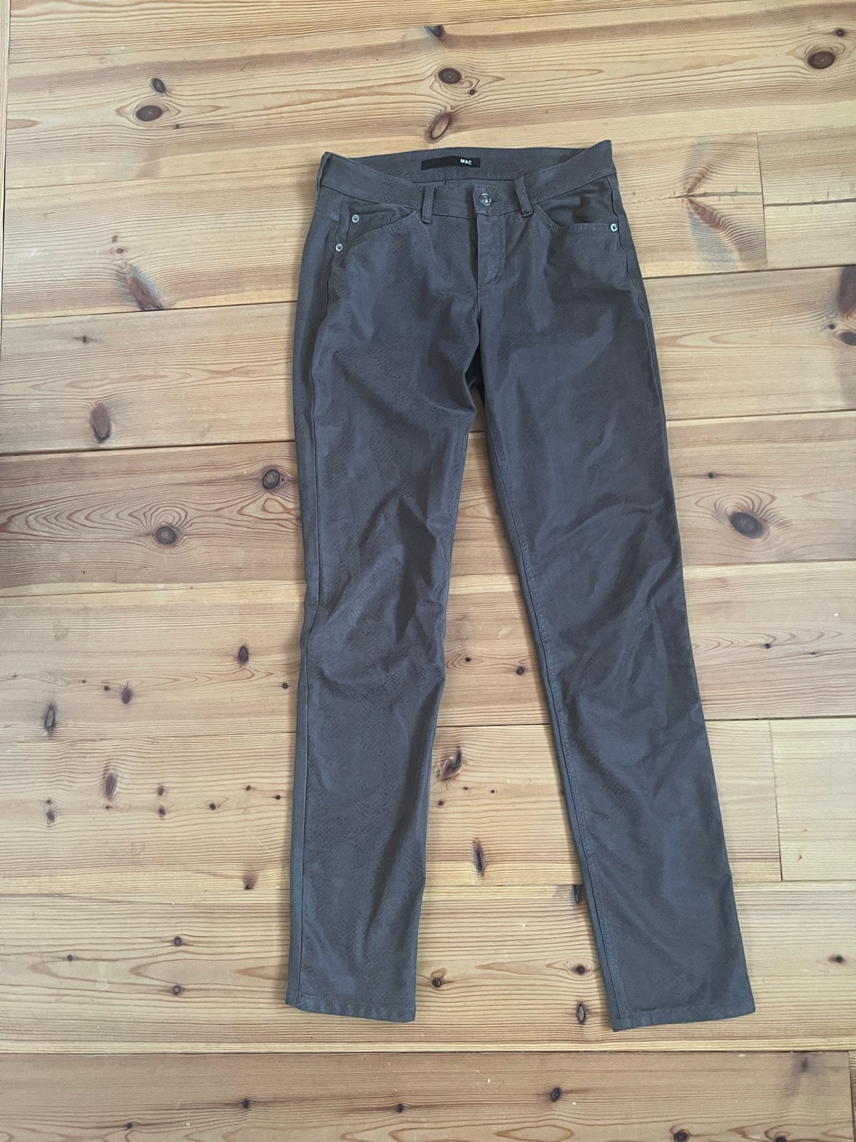 MAC broek met slangenprint - Maat 36 (S), Kleding | Dames, Broeken en Pantalons, Ophalen of Verzenden, Zo goed als nieuw, Maat 36 (S)
