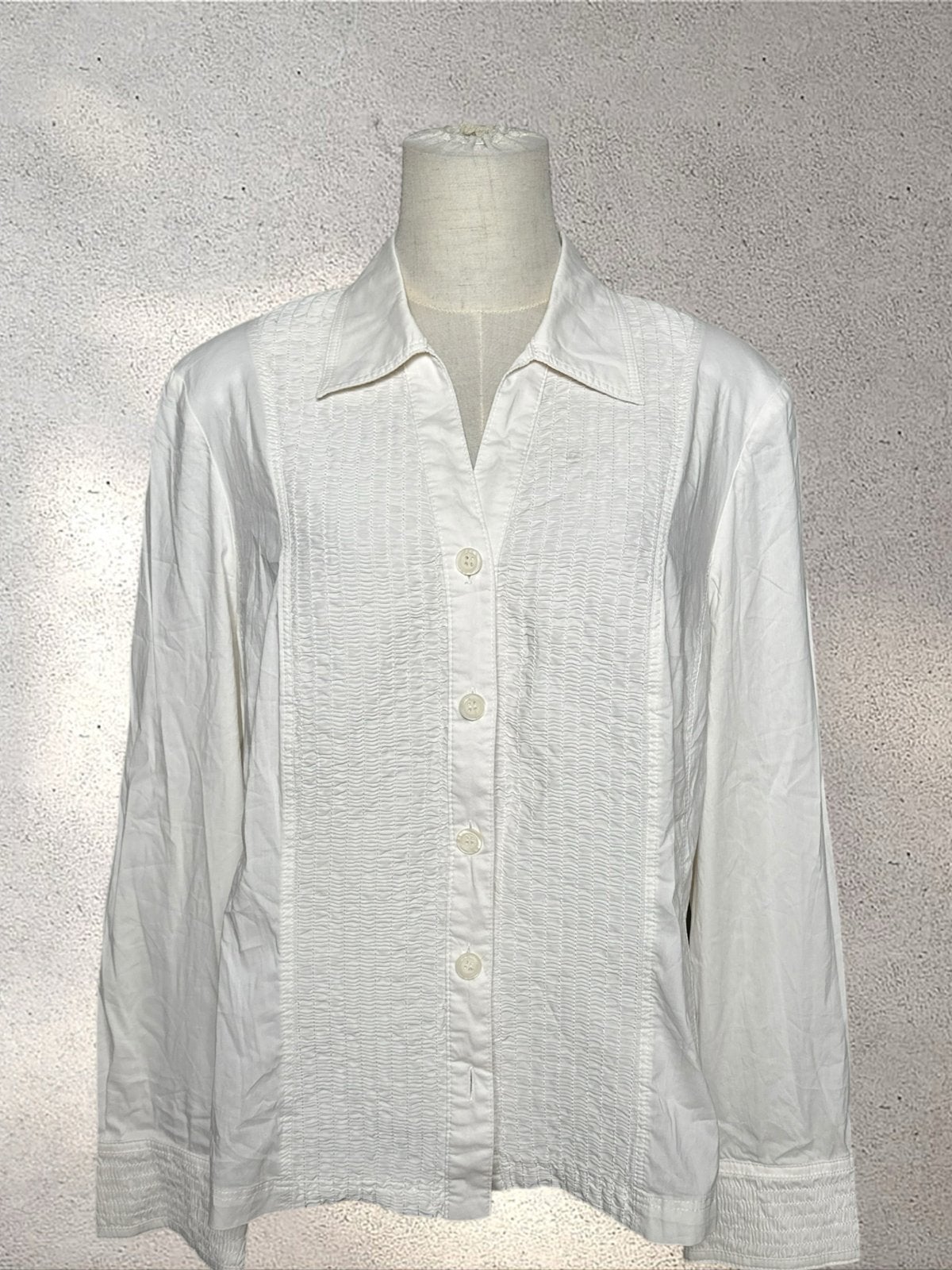 Mayerline Blouse Wit Maat 44, Kleding | Dames, Ophalen of Verzenden, Zo goed als nieuw, Maat 42/44 (L), Wit