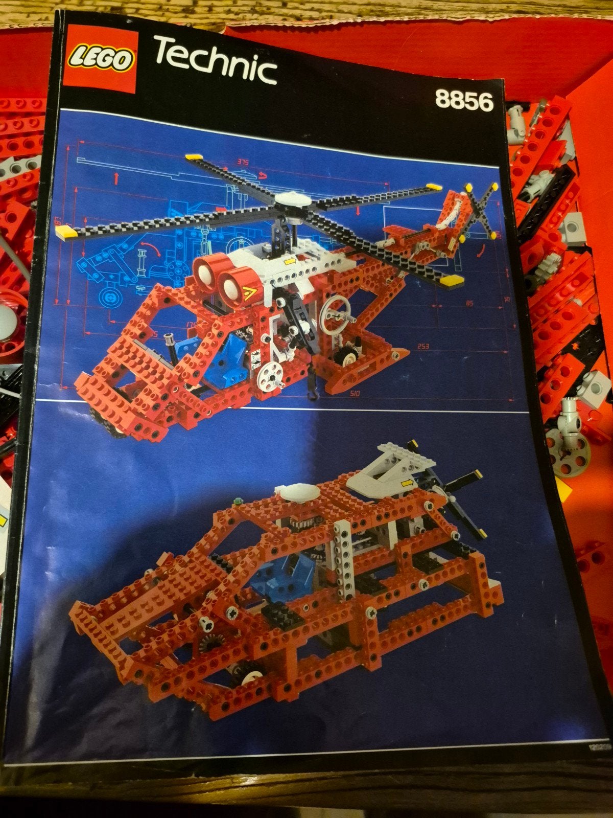 LEGO Technic 8856 Helikopter / Test Car 8865, Ophalen of Verzenden, Gebruikt, Lego
