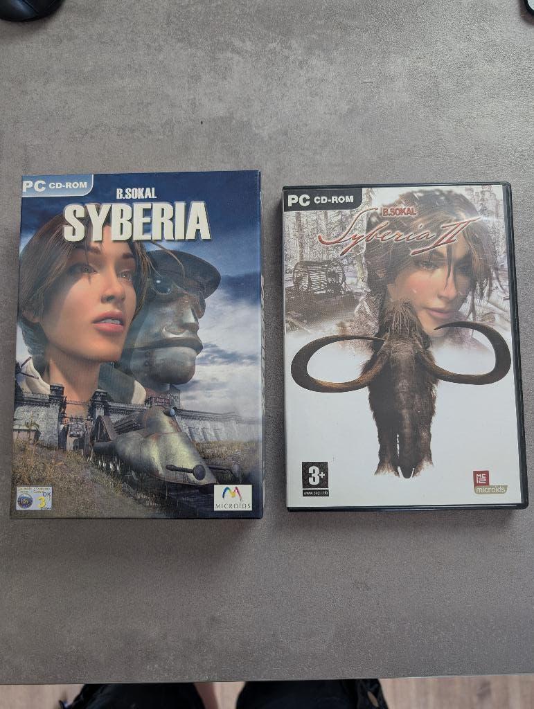 Syberia 1 en 2 (1 is een small box). PC, 1 speler, Ophalen of Verzenden, Zo goed als nieuw, Vanaf 3 jaar