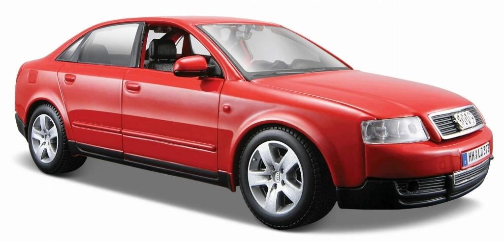AUDI A4 rood, Hobby en Vrije tijd, Modelauto's | 1:24, Ophalen of Verzenden, Nieuw, Auto, Maisto
