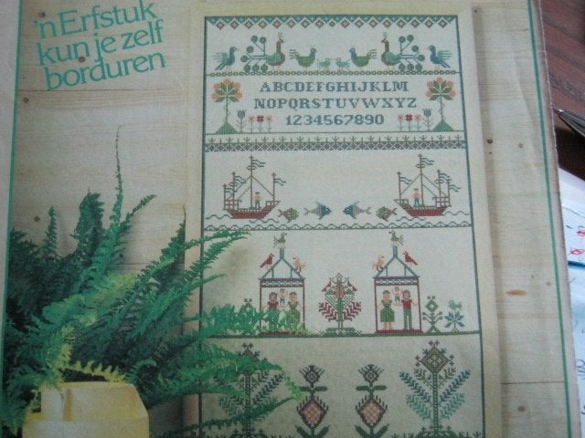 Borduurpatroon  Merklap  nr 451 do, Hobby en Vrije tijd, Verzenden, Nieuw, Handborduren, Patroon