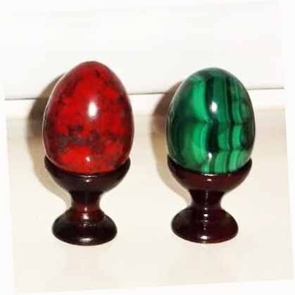 Edelsteen ei Malachiet Lapis Lazuli Onyx Jaspis Rood, Verzenden, Mineraal