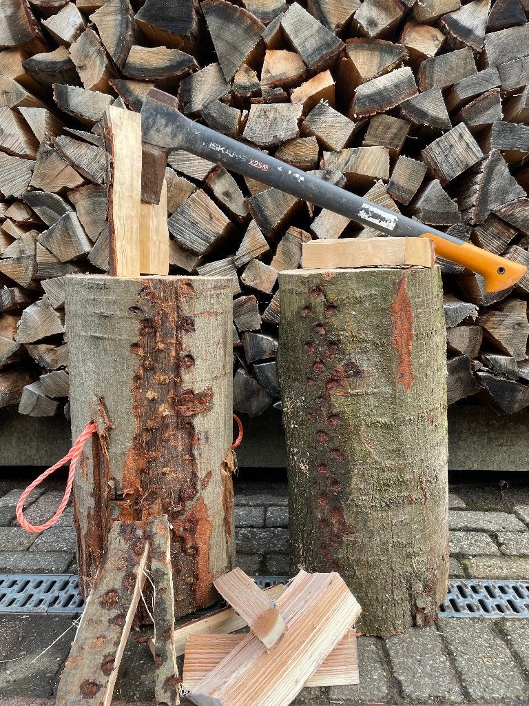 Eikenhouten kloofblok hakblok, Minder dan 3 m³, Ophalen, Eikenhout, Blokken